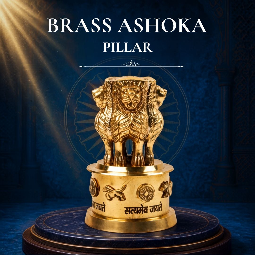 BRASS ASHOKA PILLAR