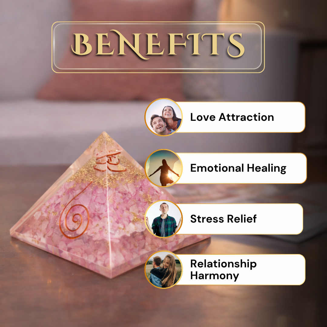 Rose Quartz Pyramid