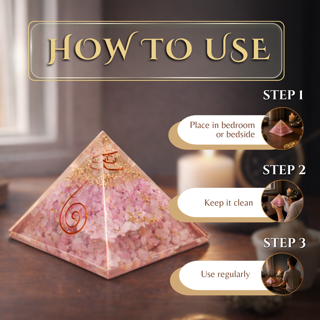 Rose Quartz Pyramid