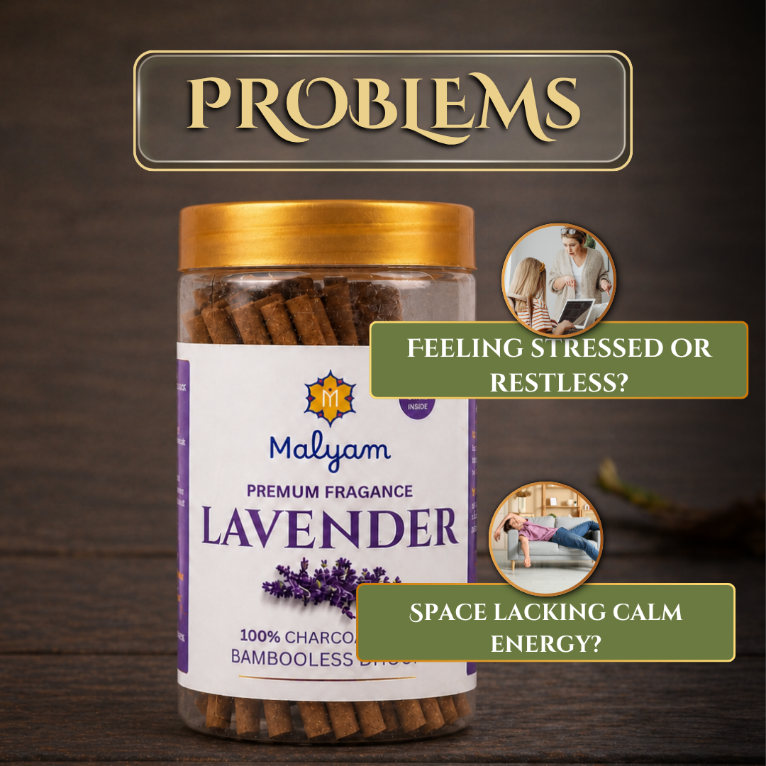 Lavender Premium Dhoop Sticks – Bambooless | Pack of 3