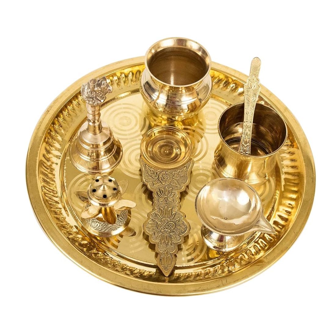 Silver or Brass Plate (Thali)