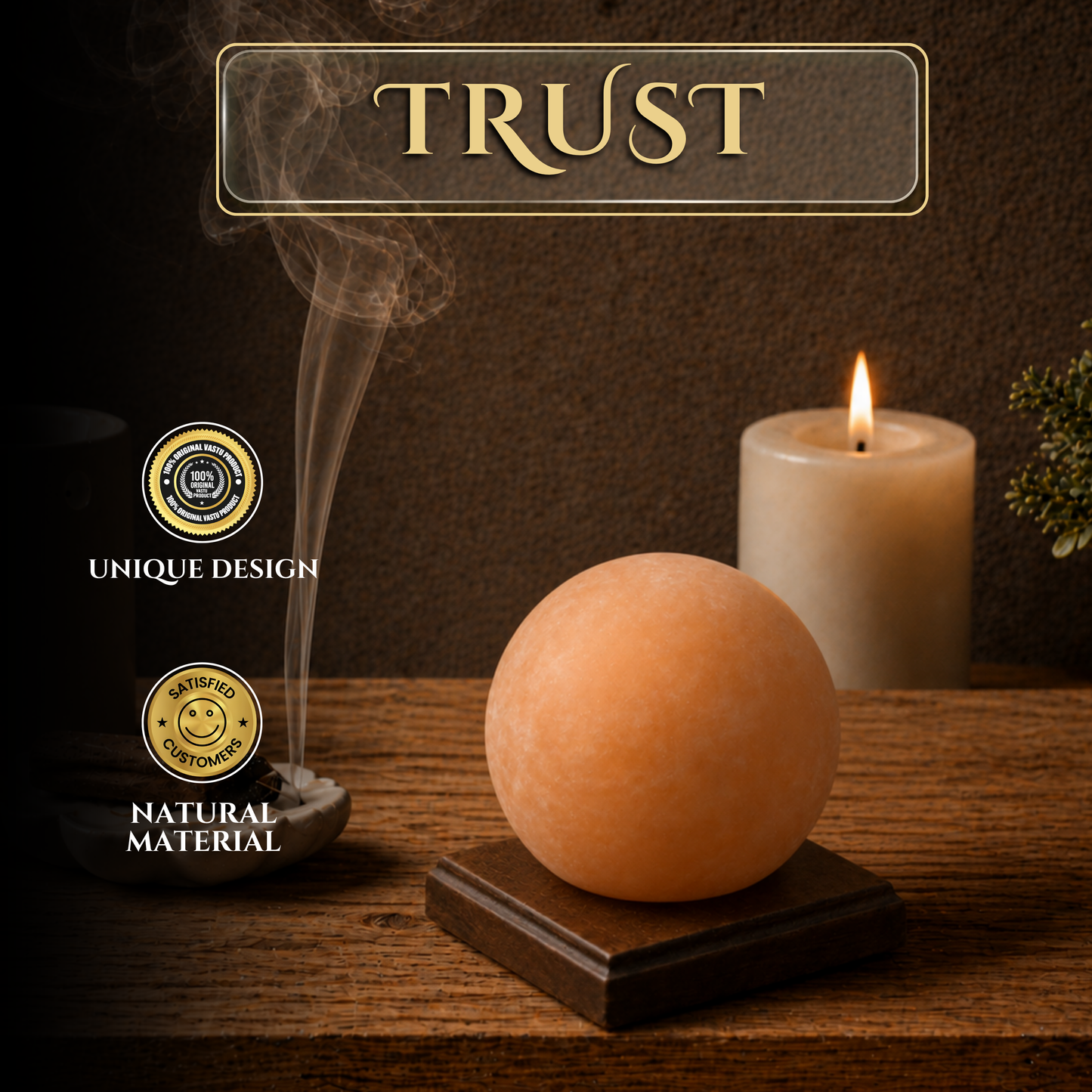 Round Salt Lamp