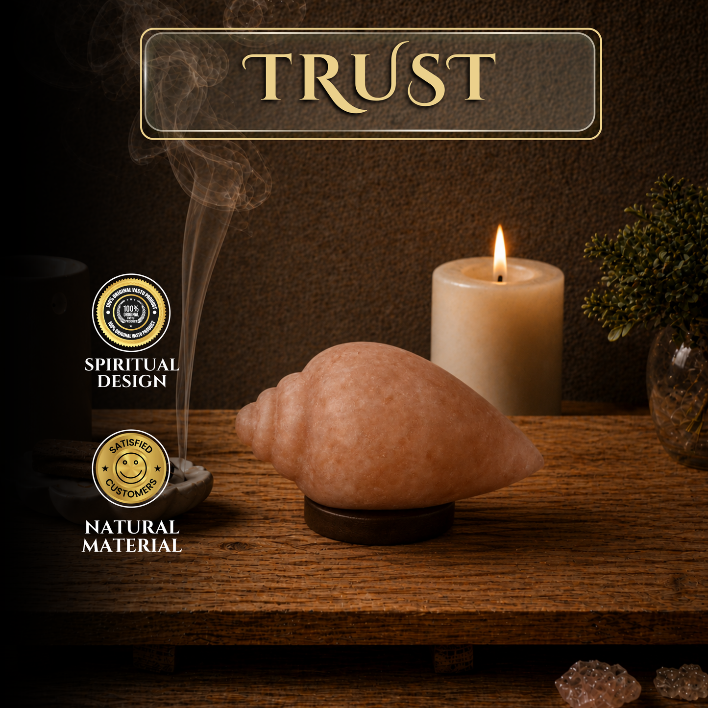 Shankh Salt Lamp