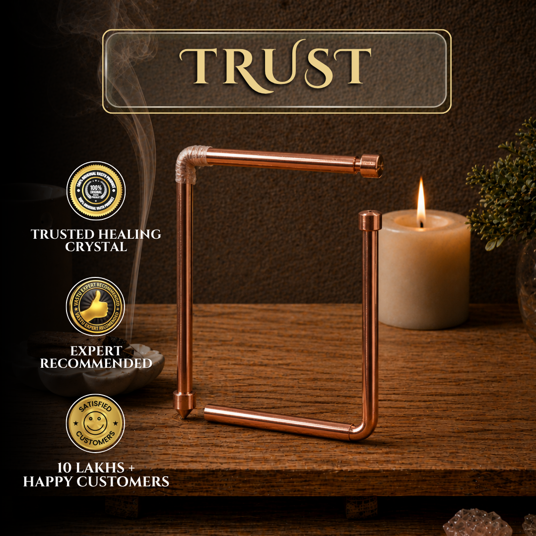 Copper L Shape Dowsing Rods for Vastu & Energy