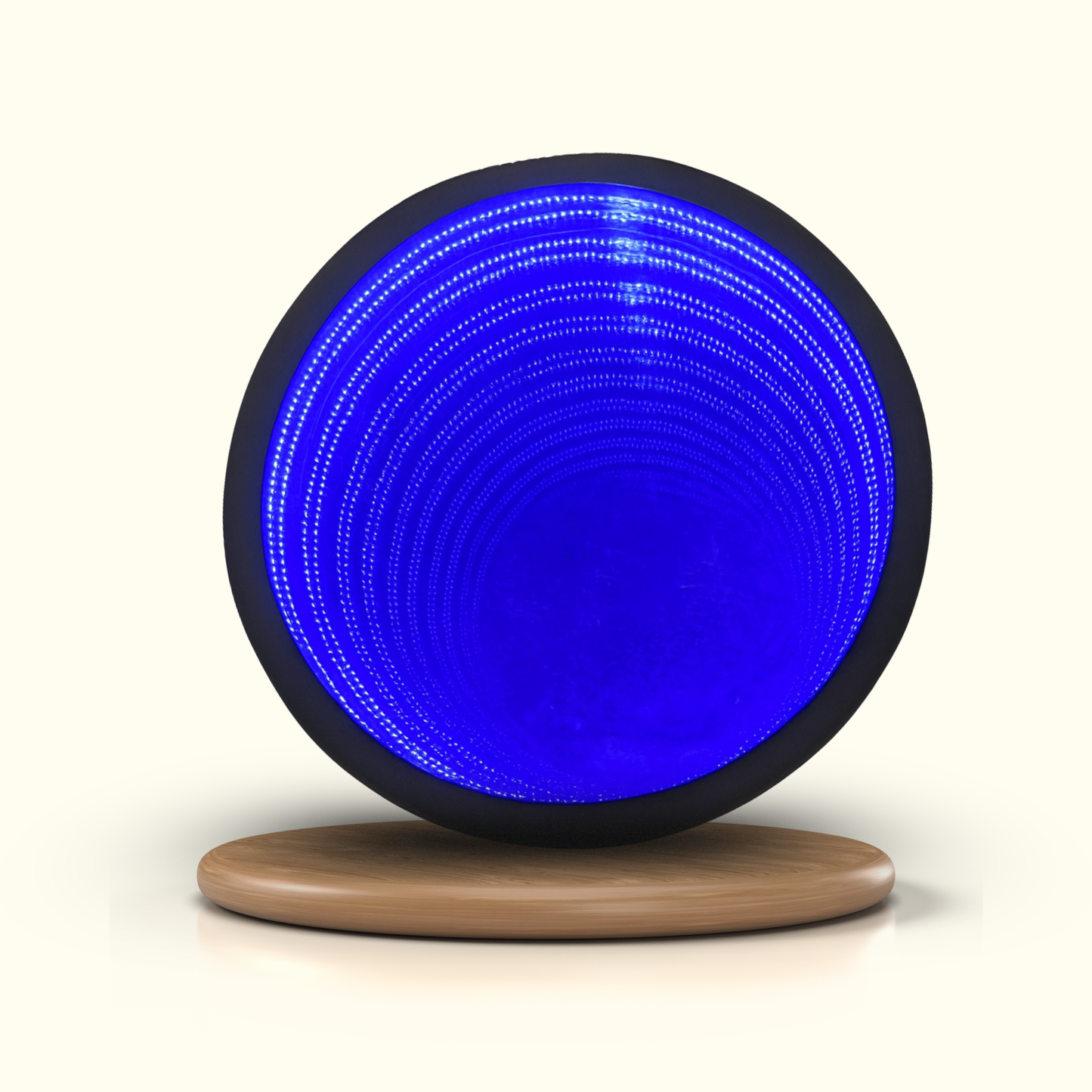 Wooden Frame Infinity Flooring Mirror