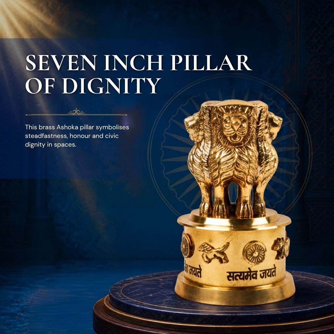 BRASS ASHOKA PILLAR
