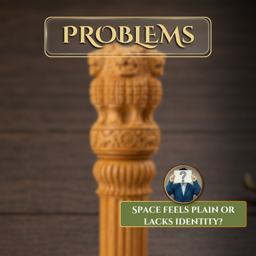 WOODEN ASHOKA PILLAR