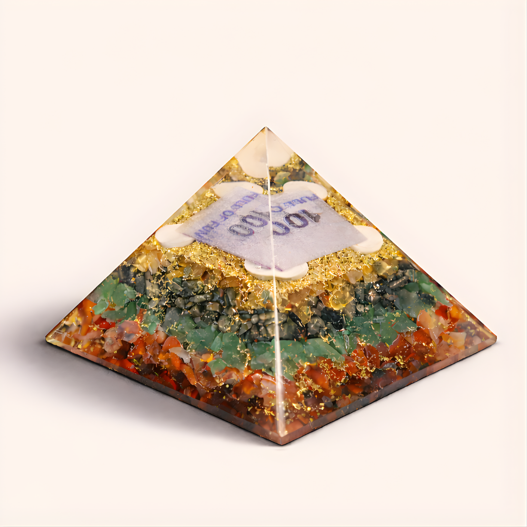 Money Magnet Crystal Pyramid