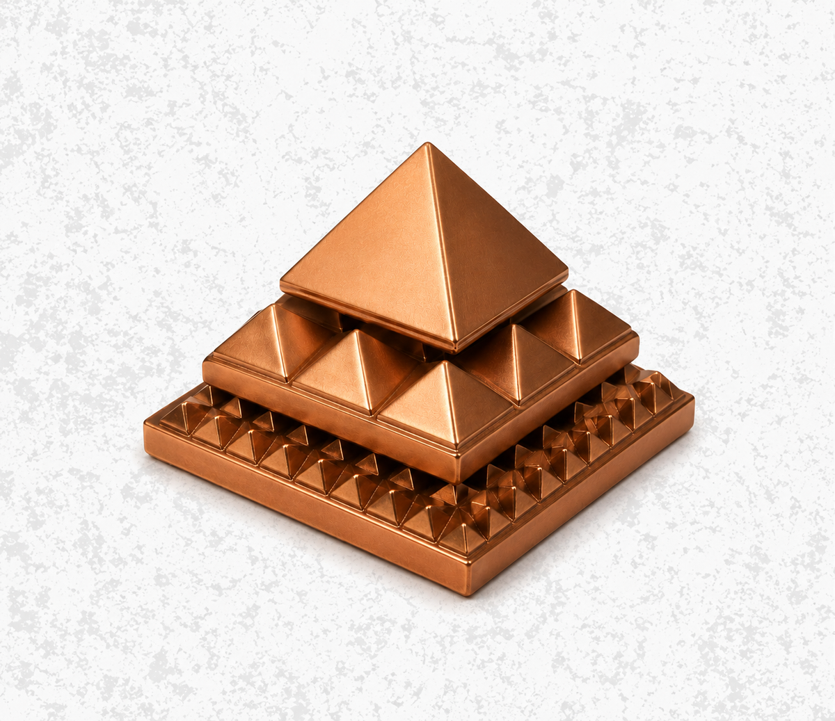 Vastu 3 Layer Copper Pyramid