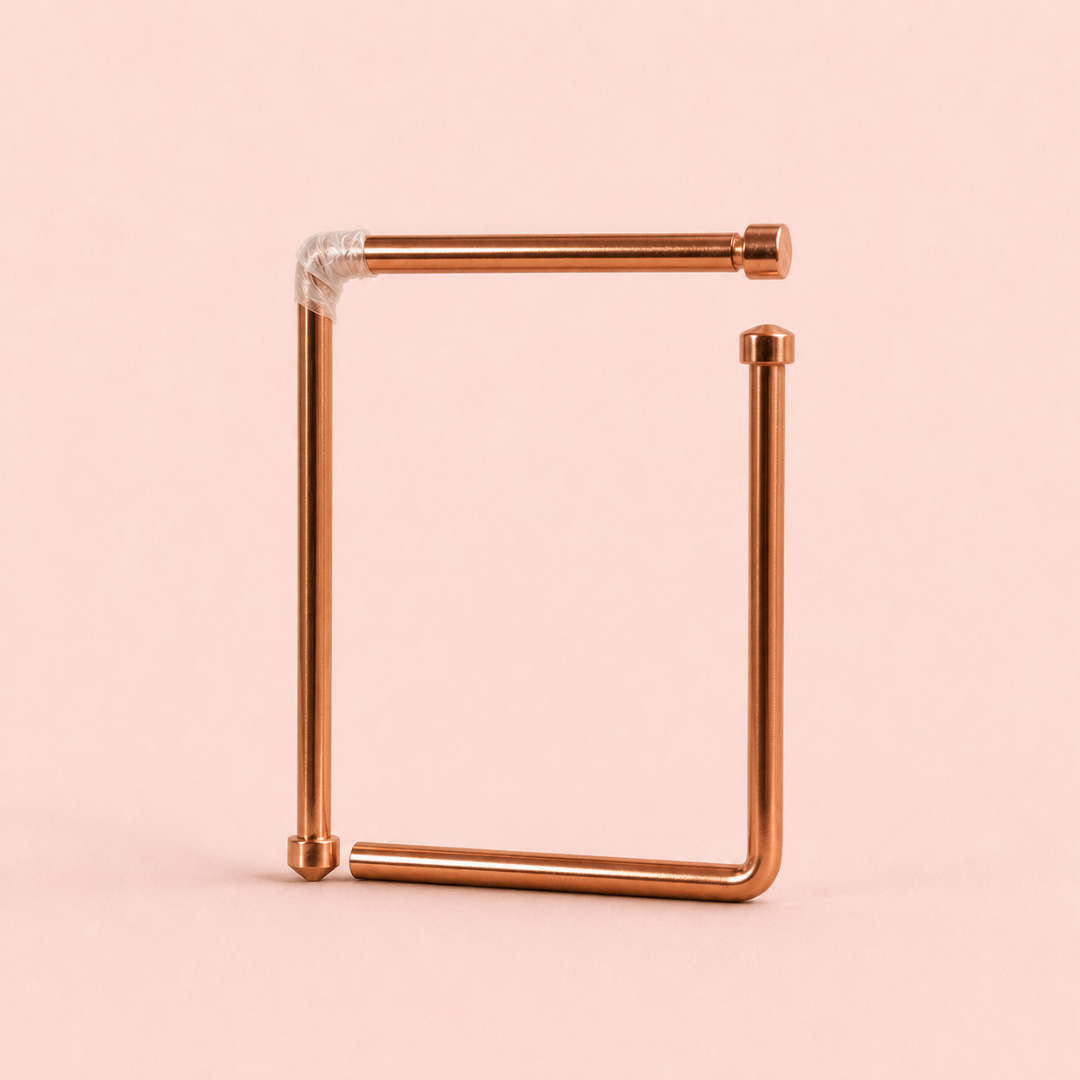 Copper L Shape Dowsing Rods for Vastu & Energy