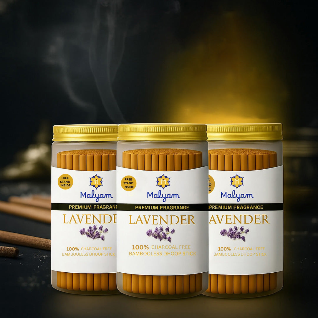Lavender Premium Dhoop Sticks – Bambooless | Pack of 3