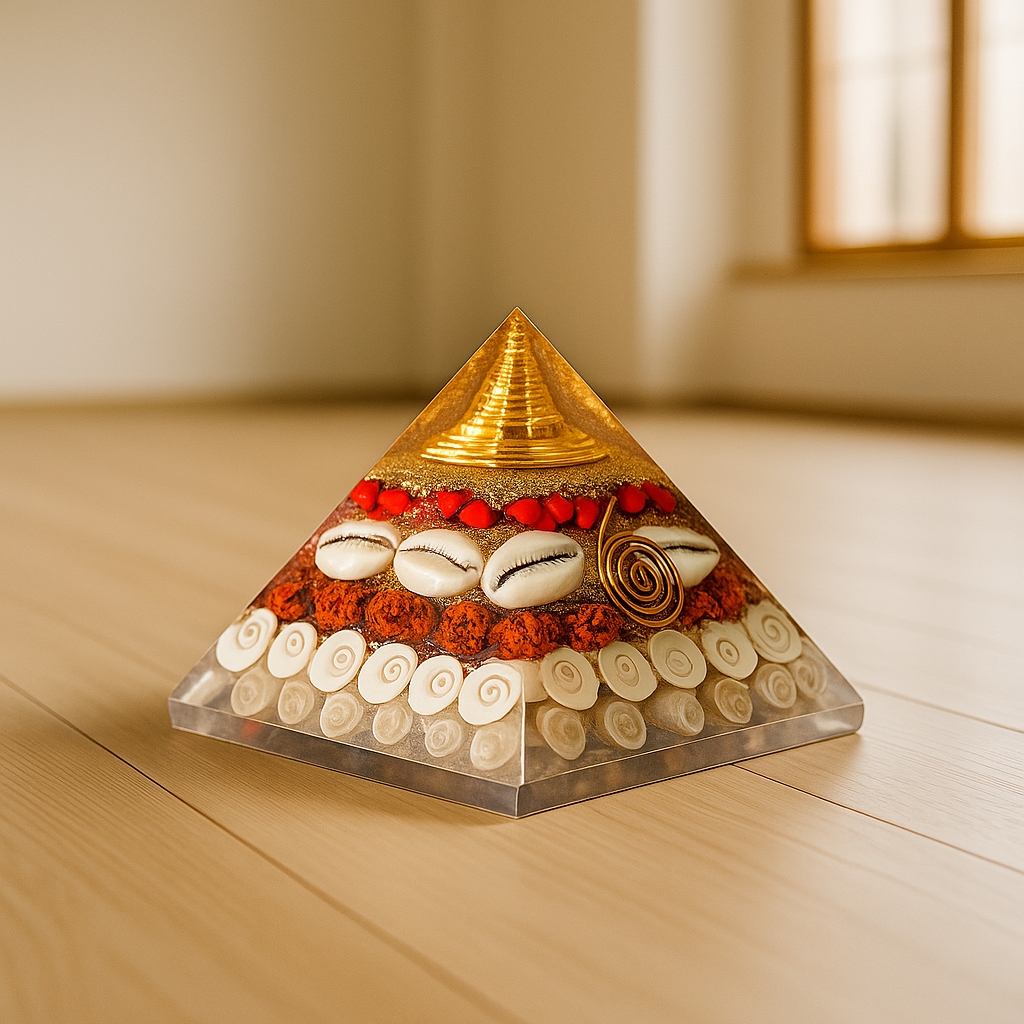 MAHALAXMI 3 INCH CRYSTAL PYRAMID