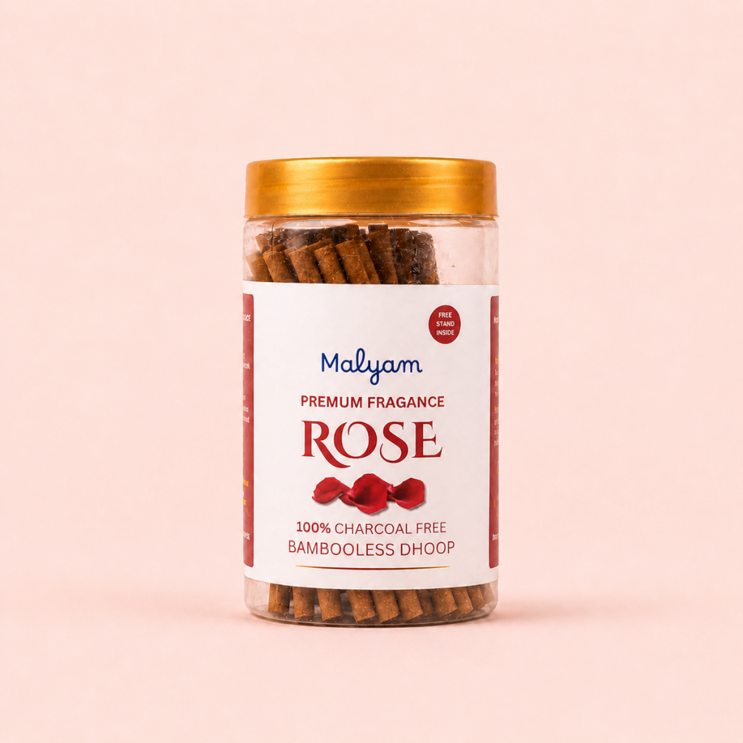 Rose Dhoop Sticks – Pack of 3 (Bambooless)