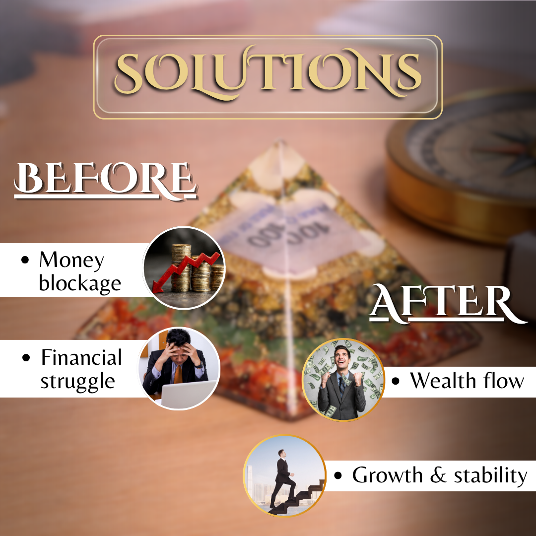 Money Magnet Crystal Pyramid