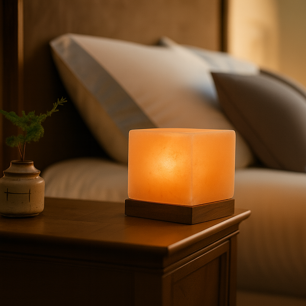 Square Salt Lamp