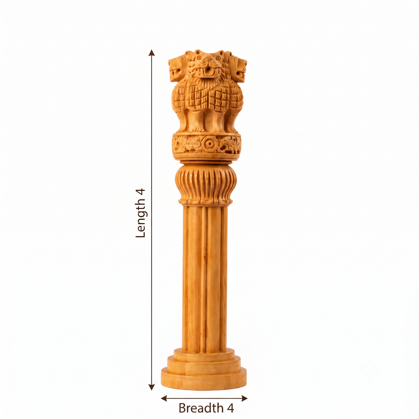 WOODEN ASHOKA PILLAR