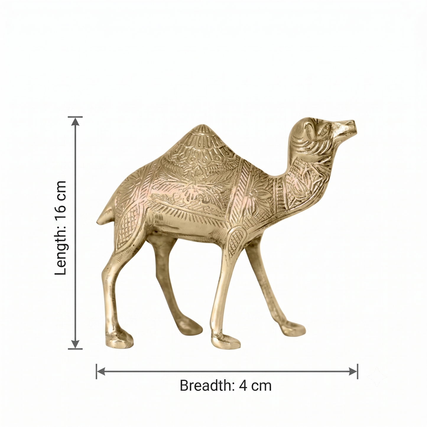 DESIGN CAMEL STATUE BRASS