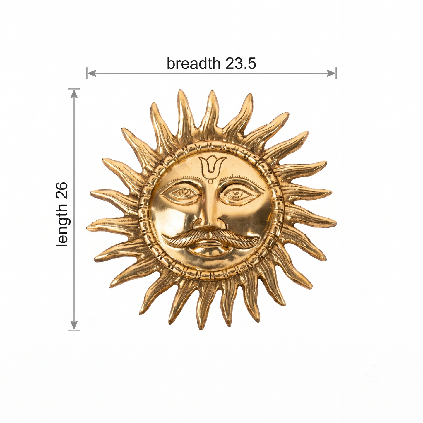 VASTU BRASS BIG SUN STATUE