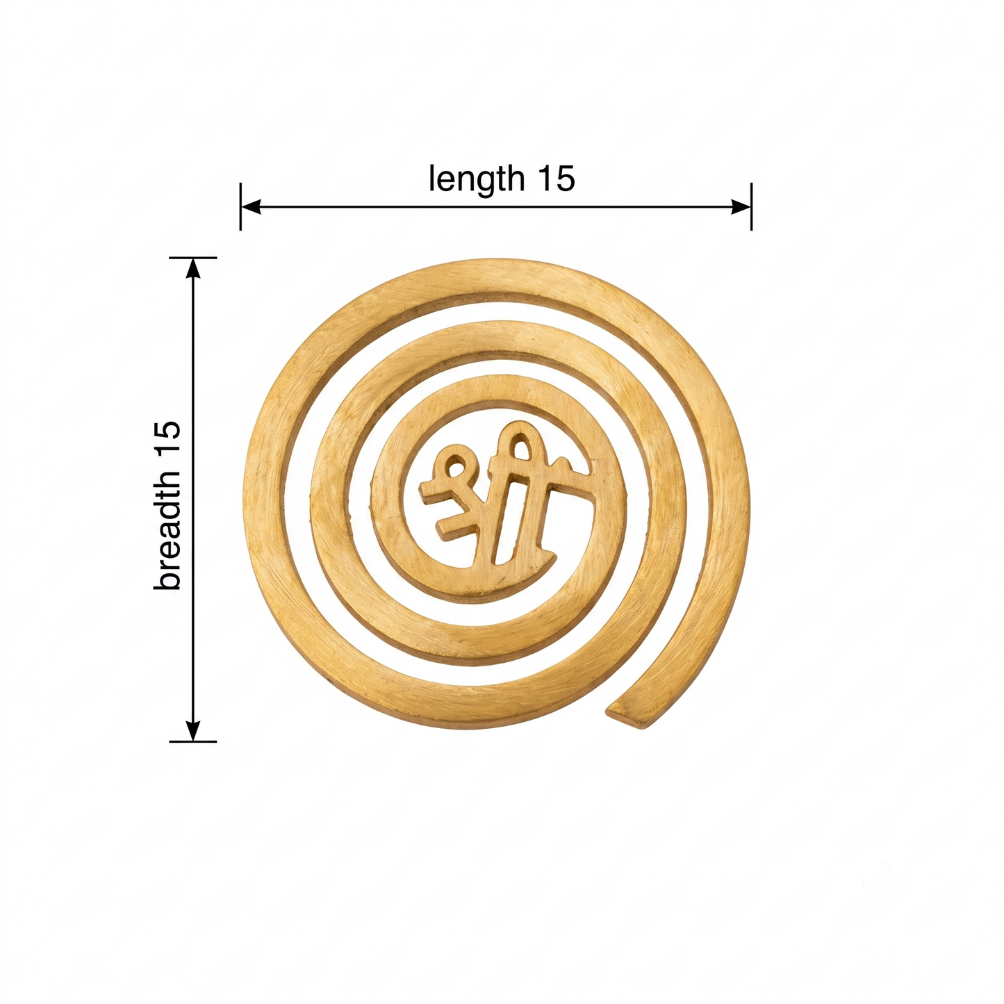 Brass Helix Shri