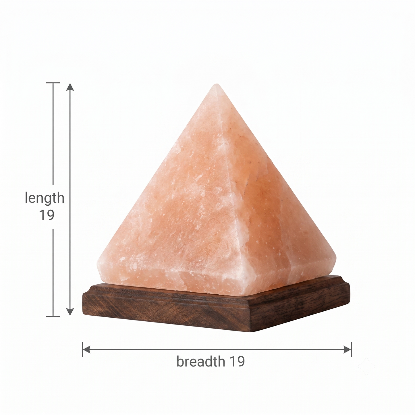 Triangle Salt Lamp