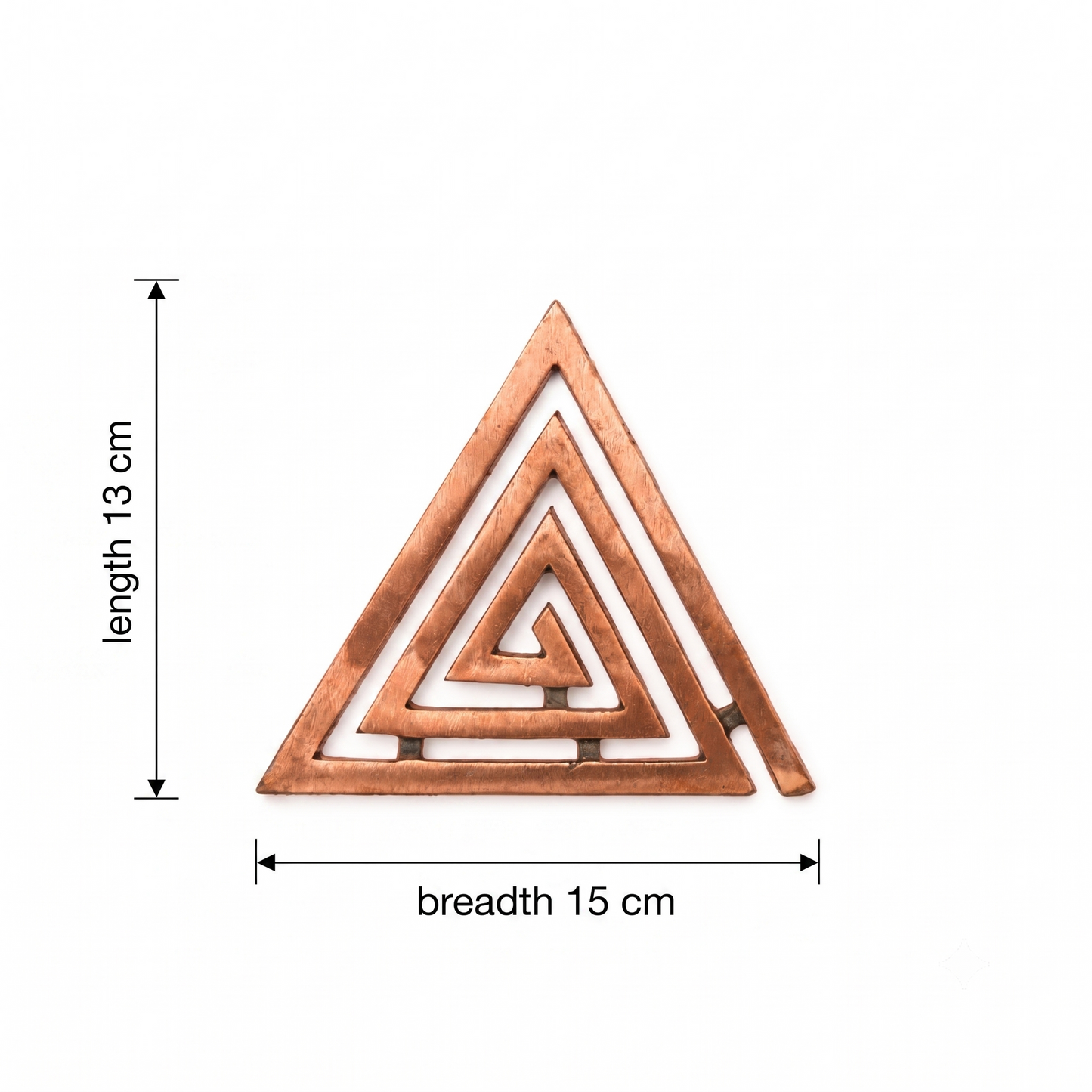 Copper Helix Triangle