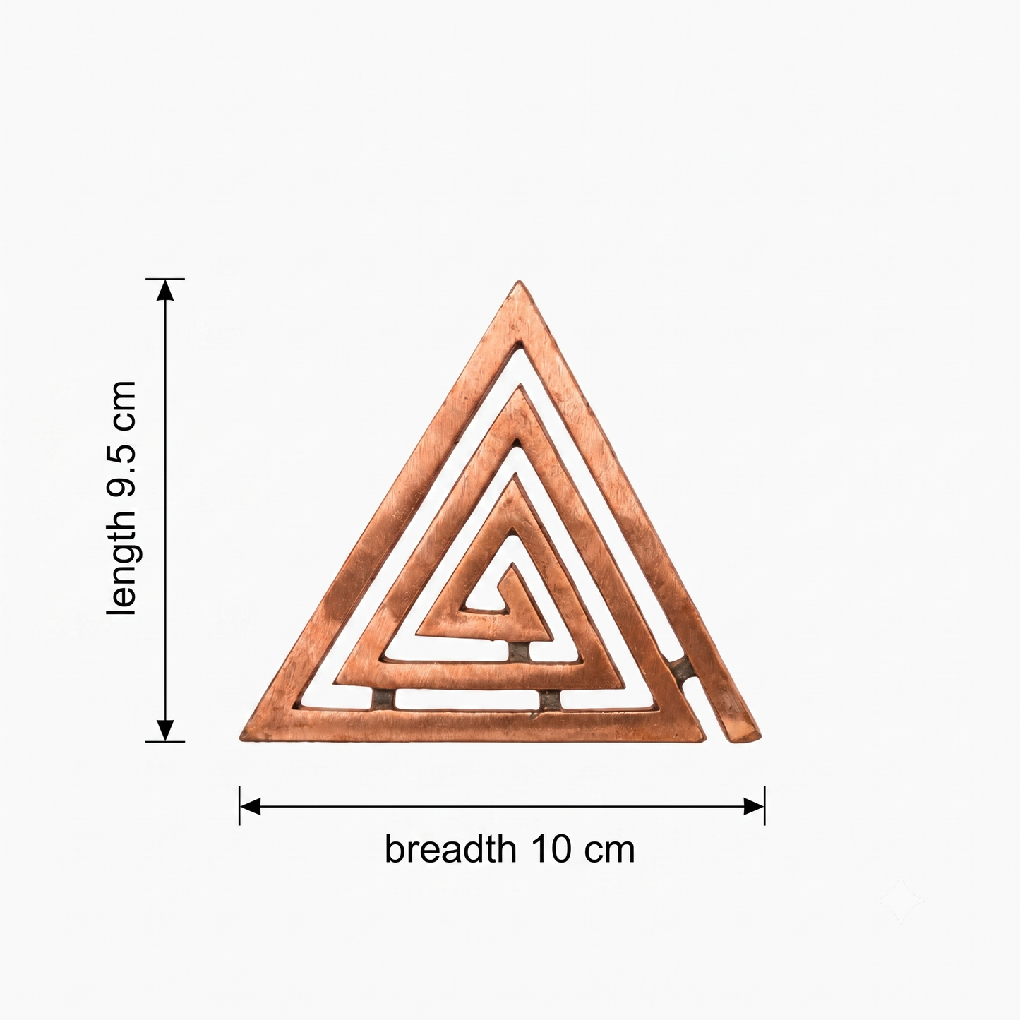 Copper Helix Triangle