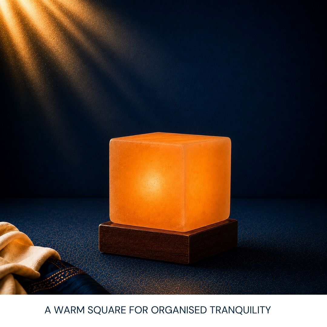 Square Salt Lamp