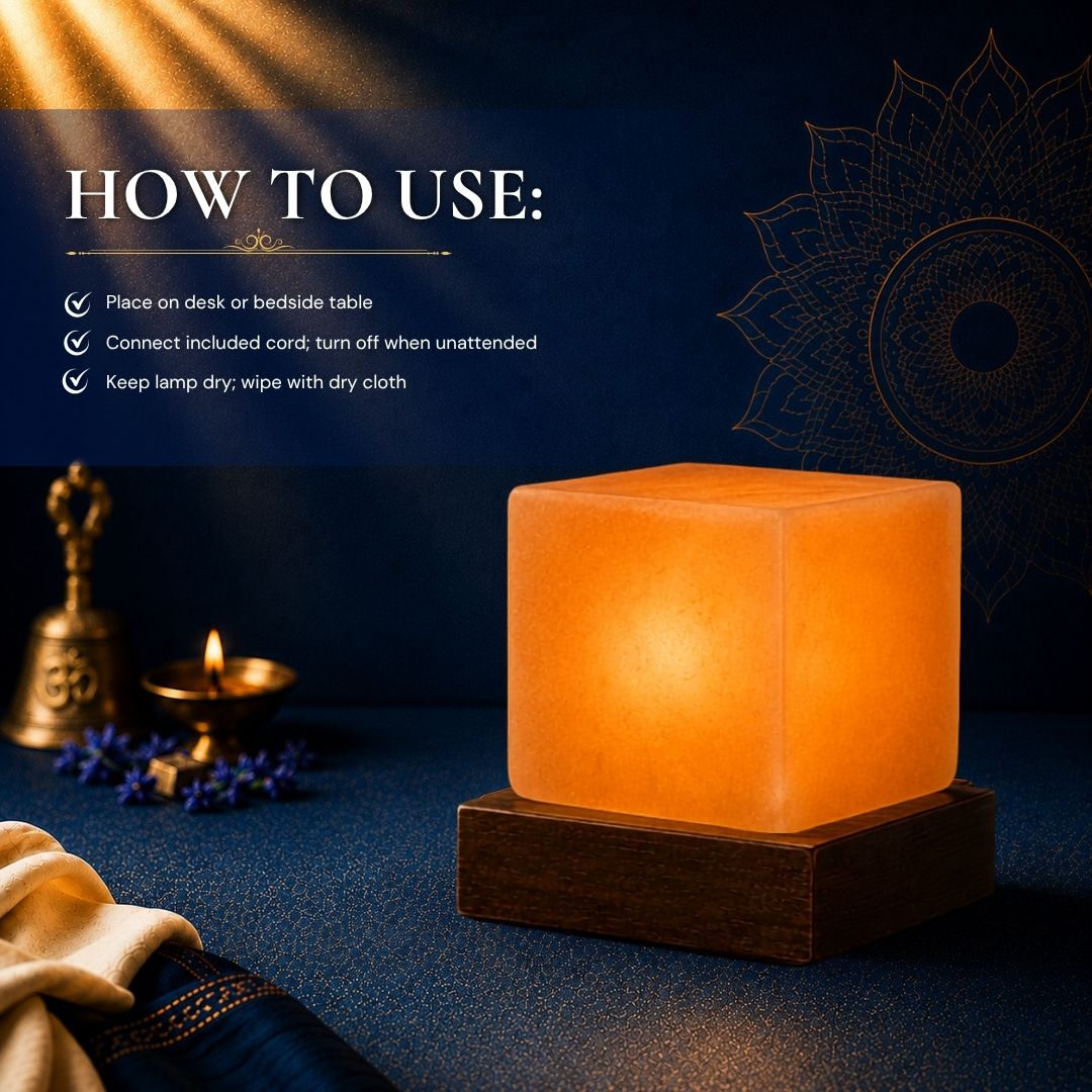 Square Salt Lamp