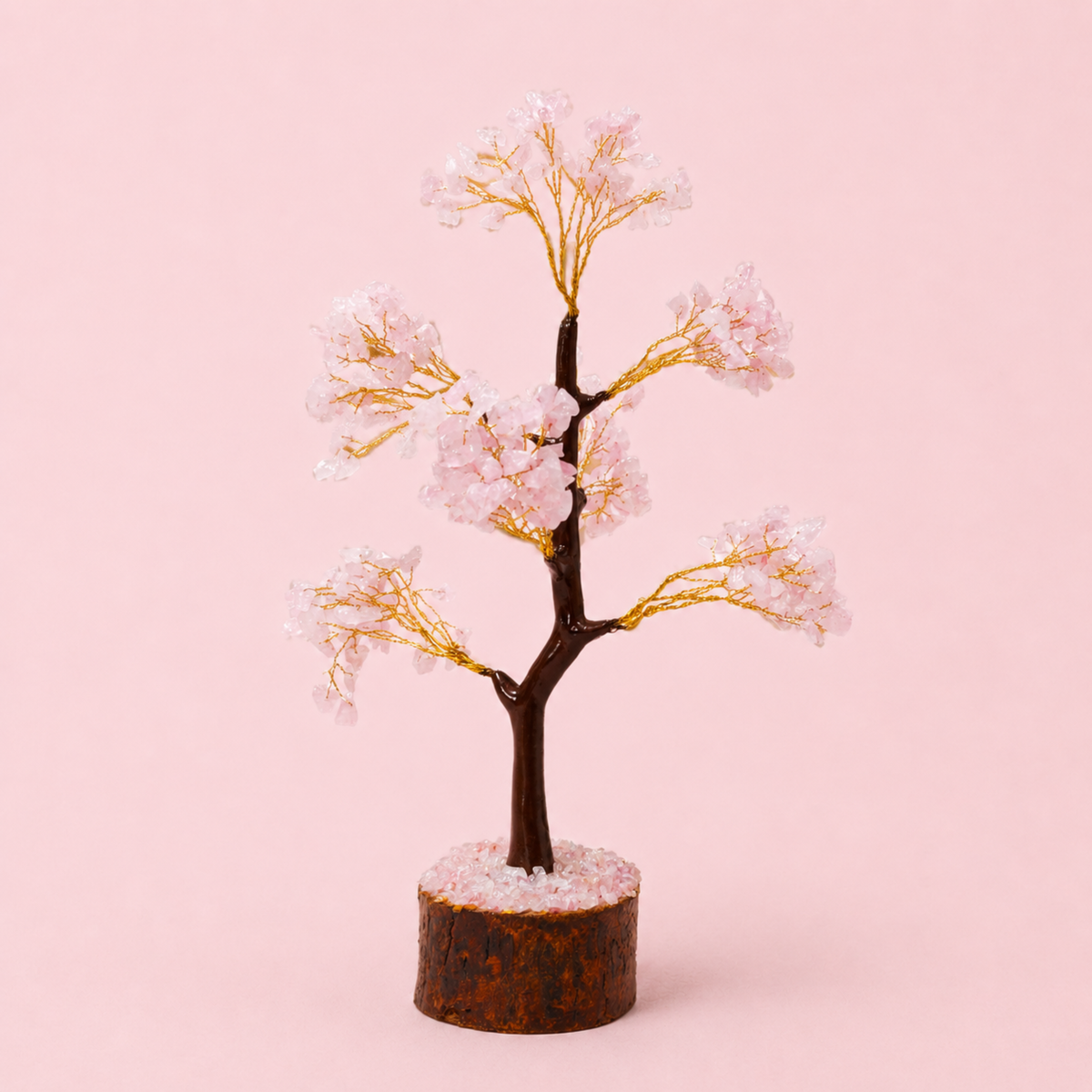 ROSE QUARTZ TREE 300 BEADS