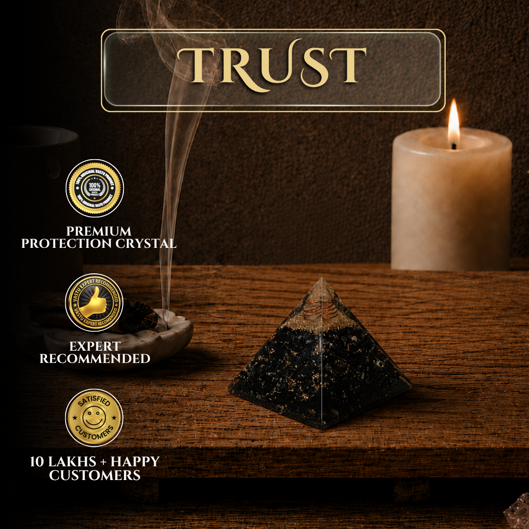 Black Tourmaline Pyramid