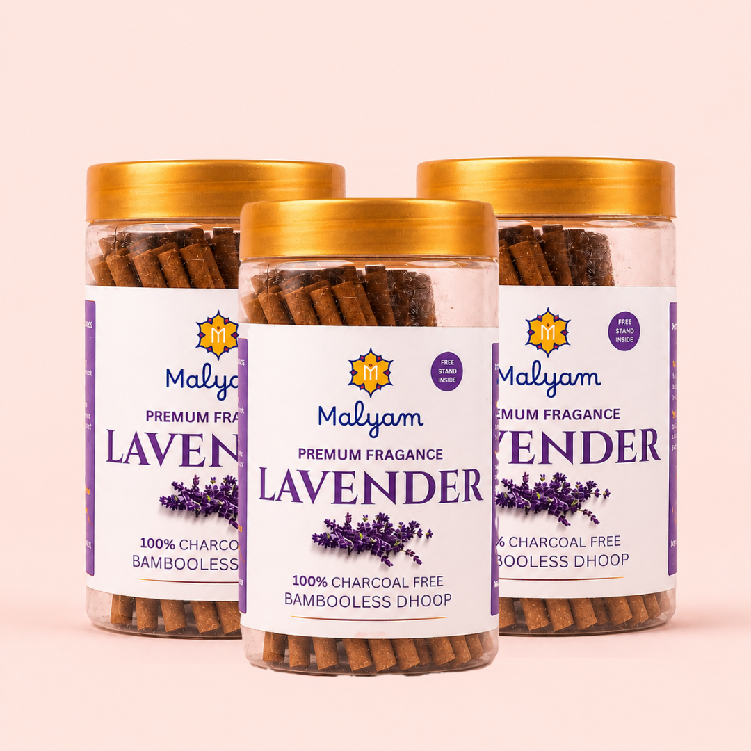 Lavender Premium Dhoop Sticks – Bambooless | Pack of 3