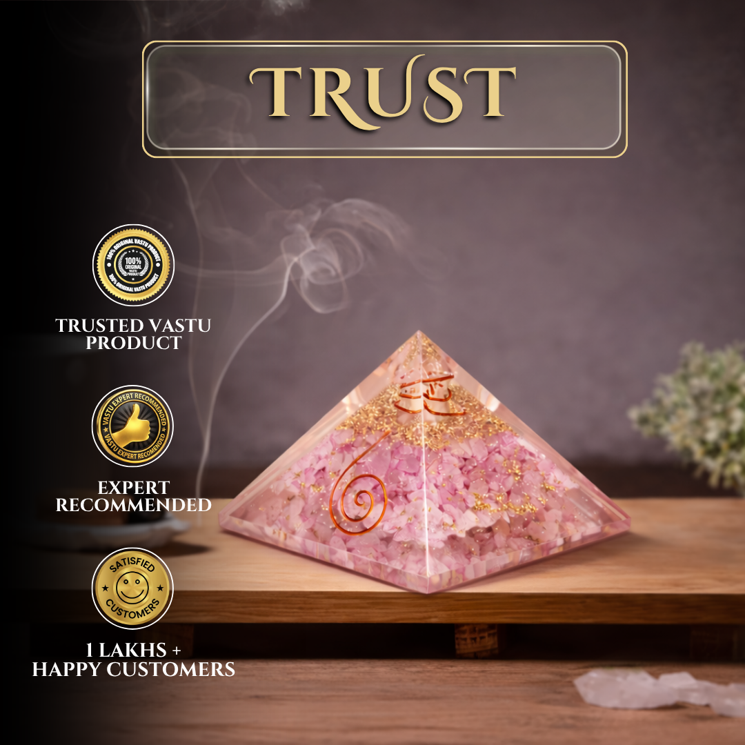 Rose Quartz Pyramid