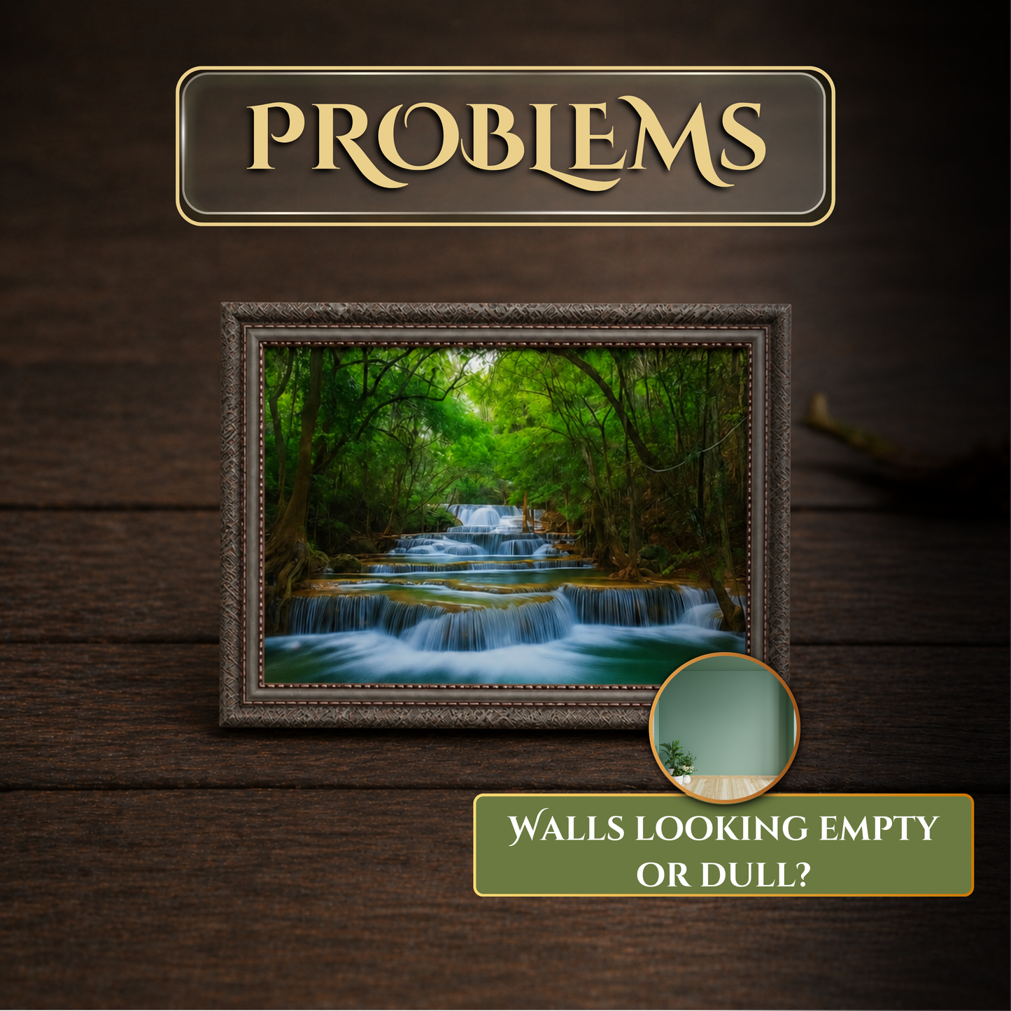 Waterfall Frame Paintings