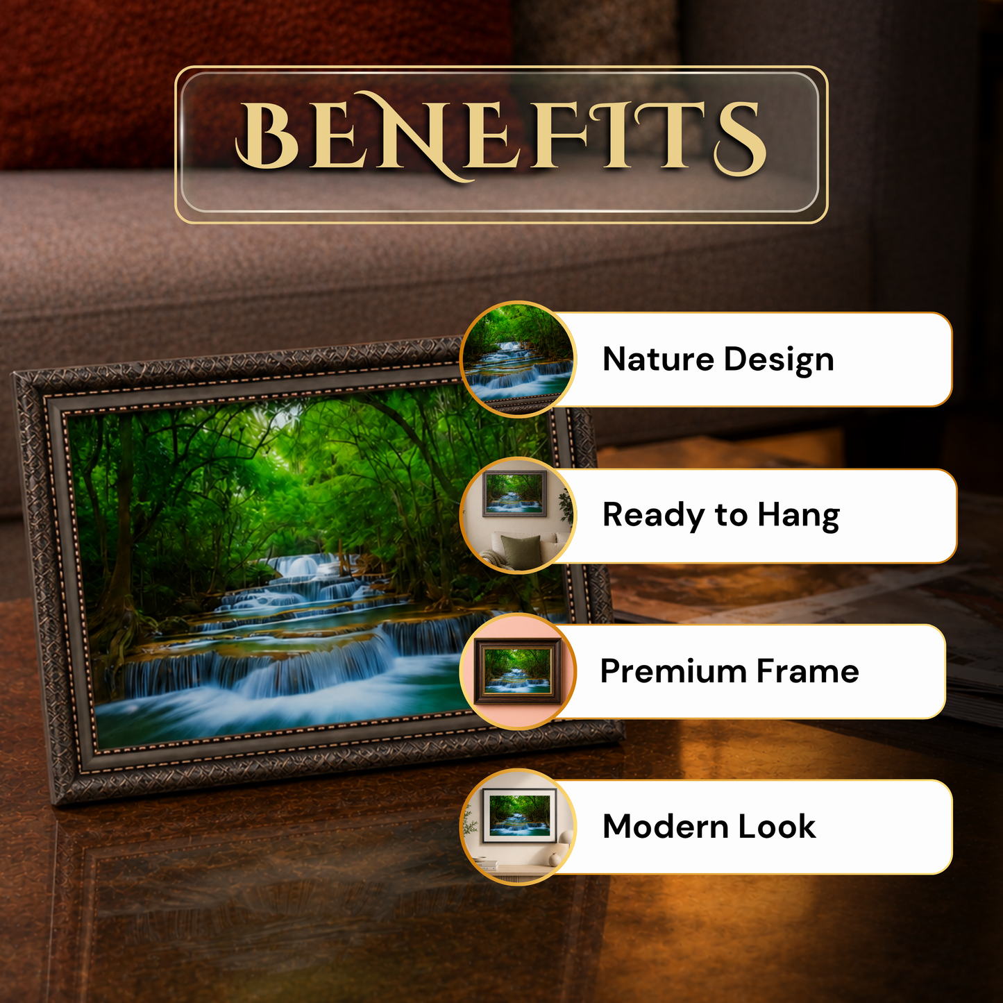 Waterfall Frame Paintings