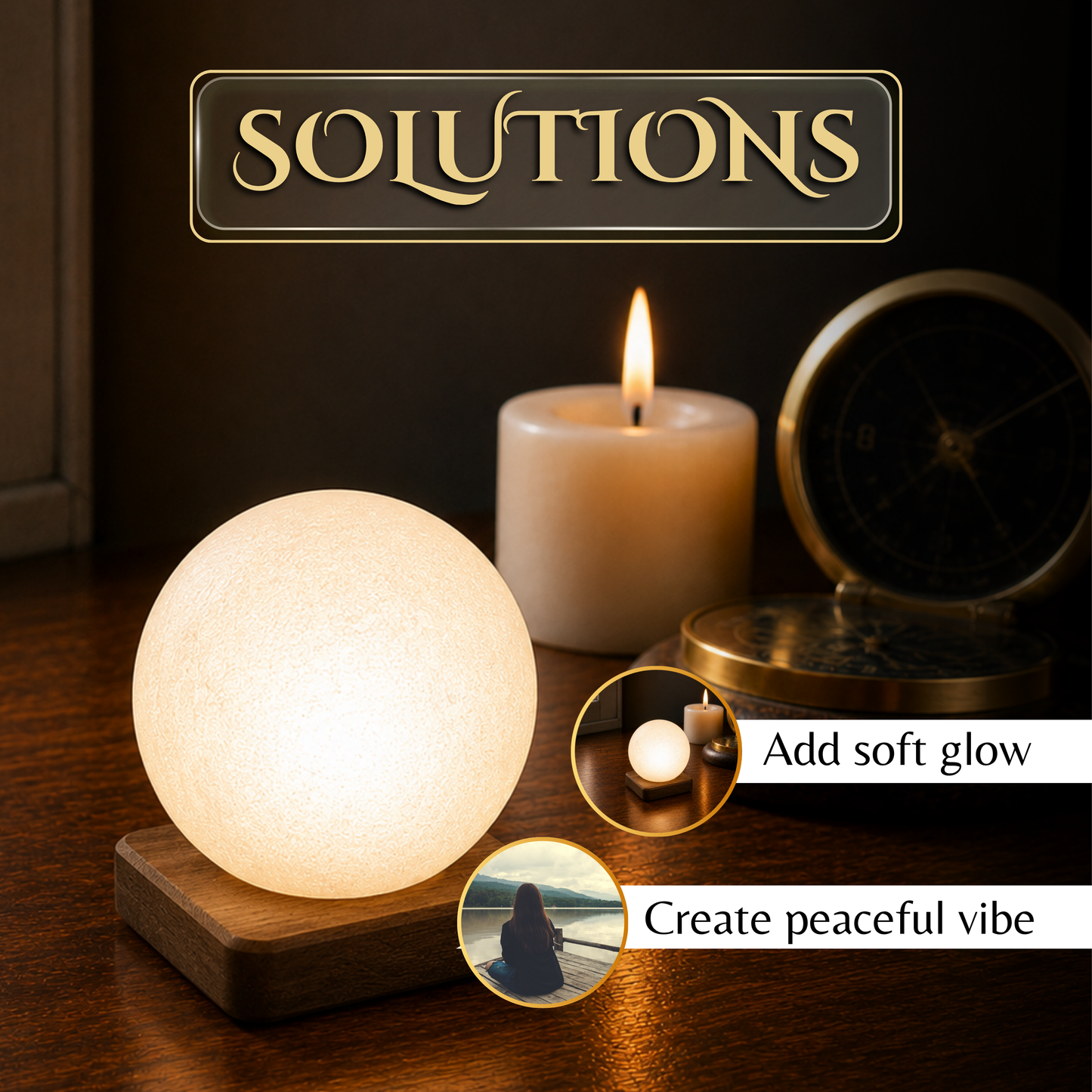 Round Salt Lamp
