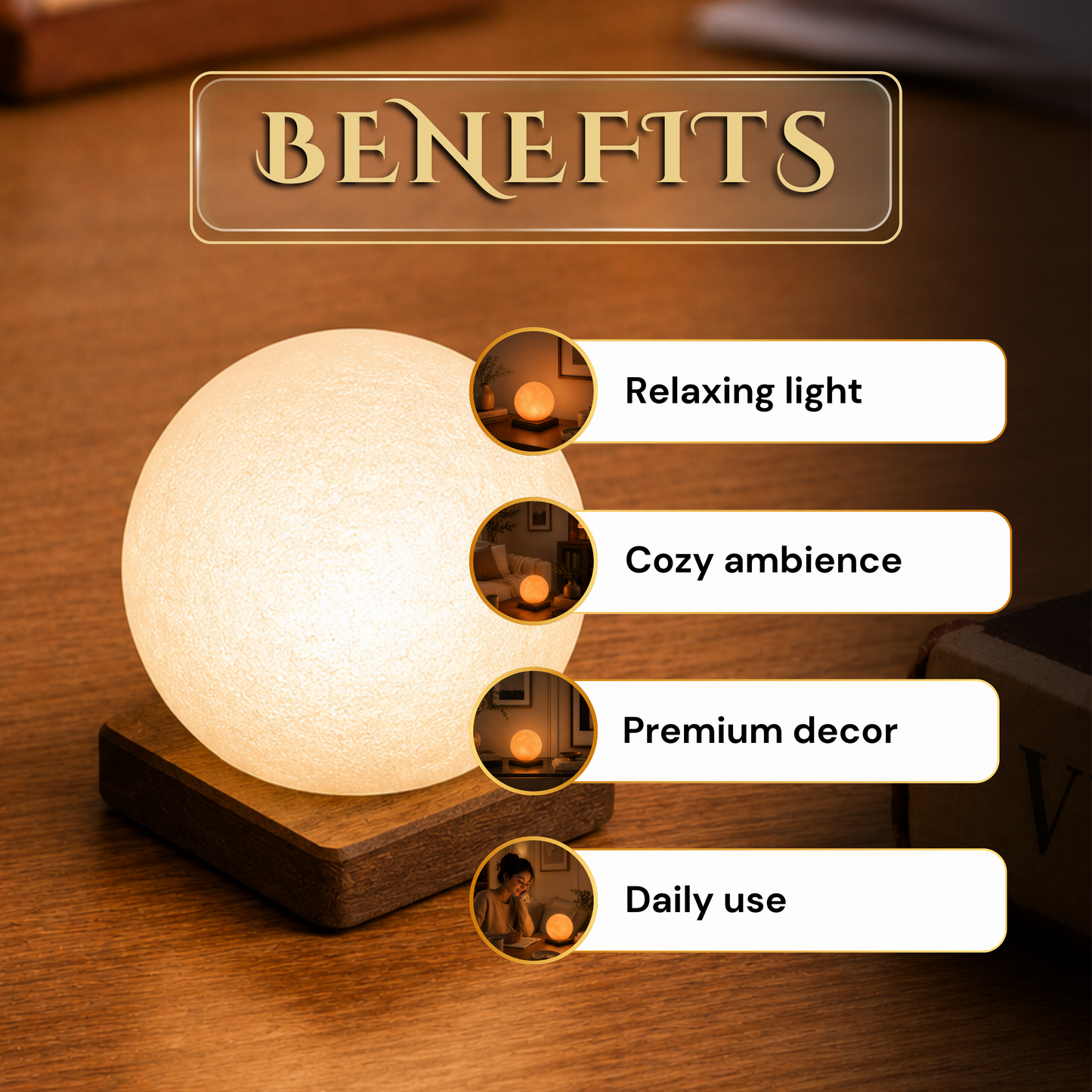 Round Salt Lamp