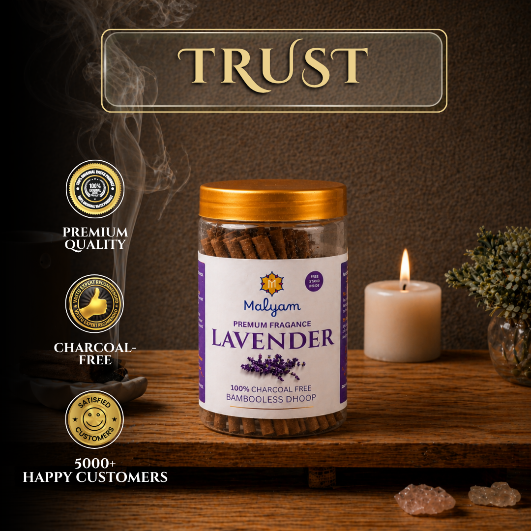 Lavender Premium Dhoop Sticks – Bambooless | Pack of 3