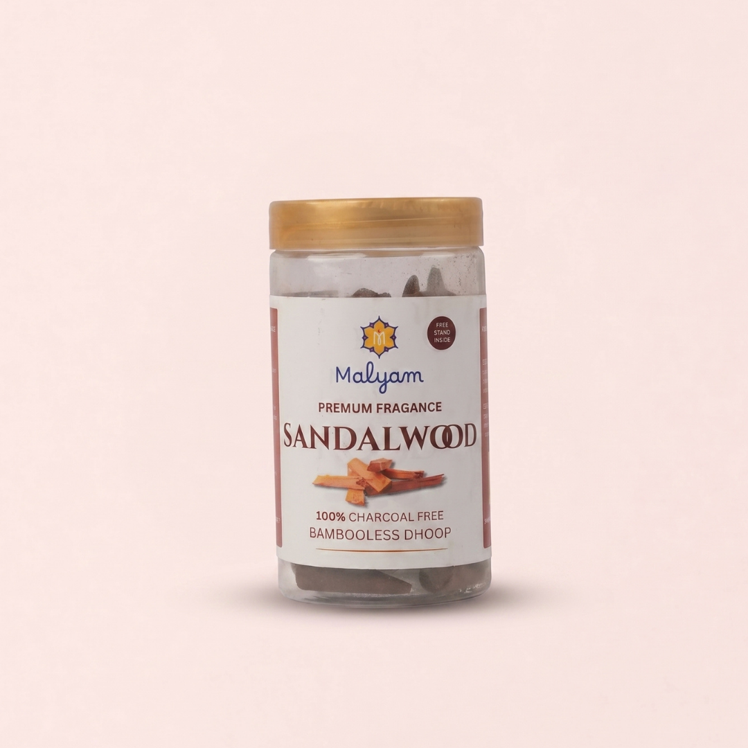 Sandalwood Premium Dhoop Cones Pack of 3