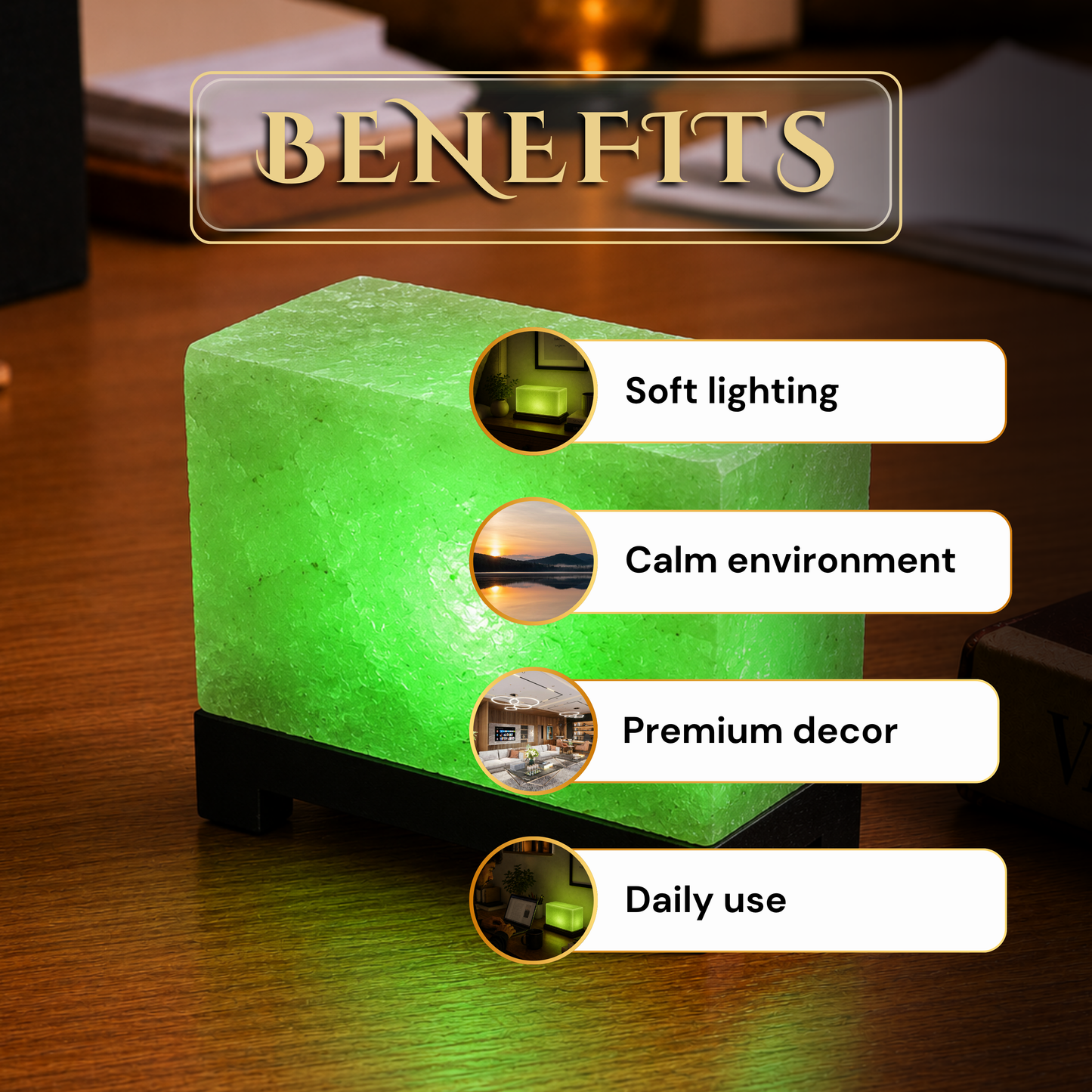 Rectangle Salt lamp