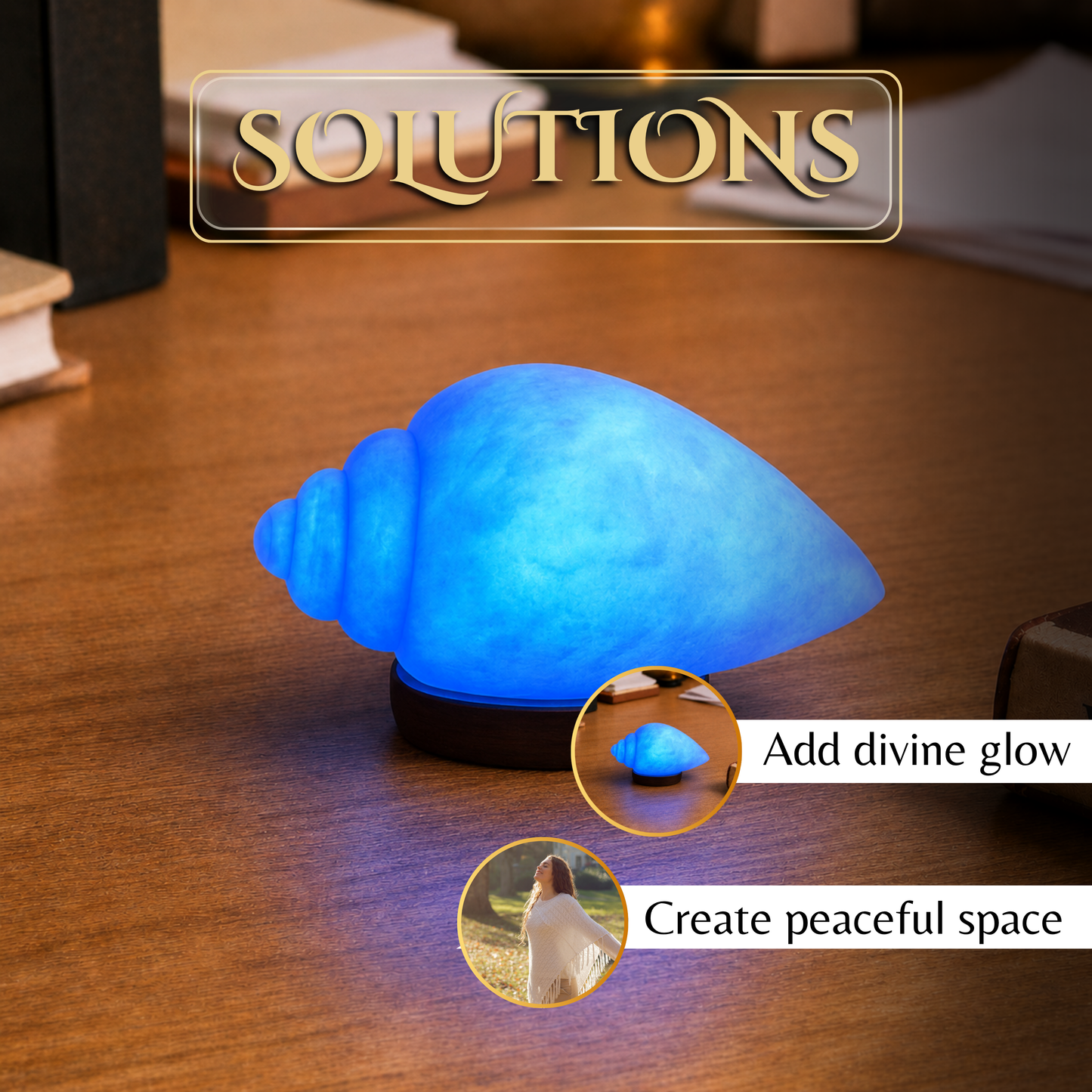 Shankh Salt Lamp