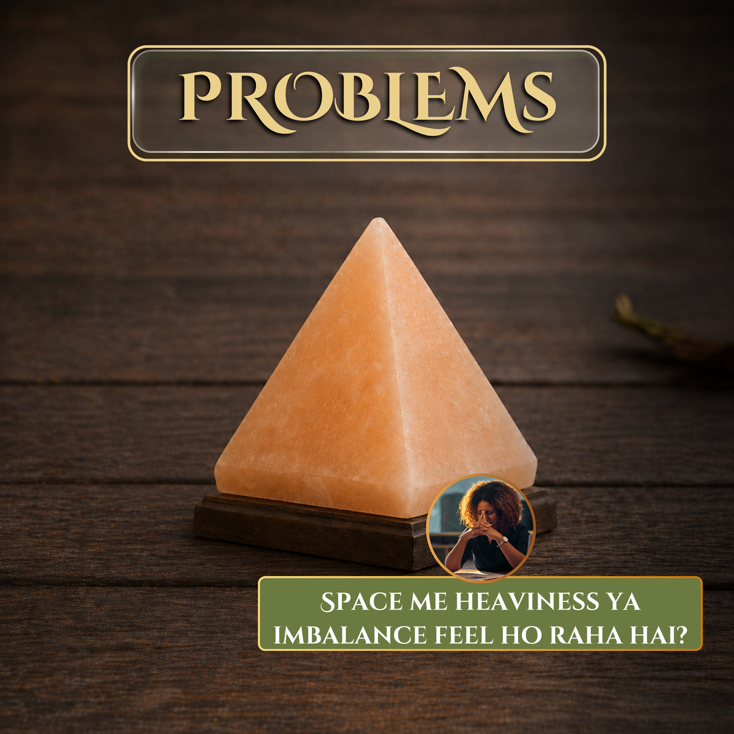 Triangle Salt Lamp