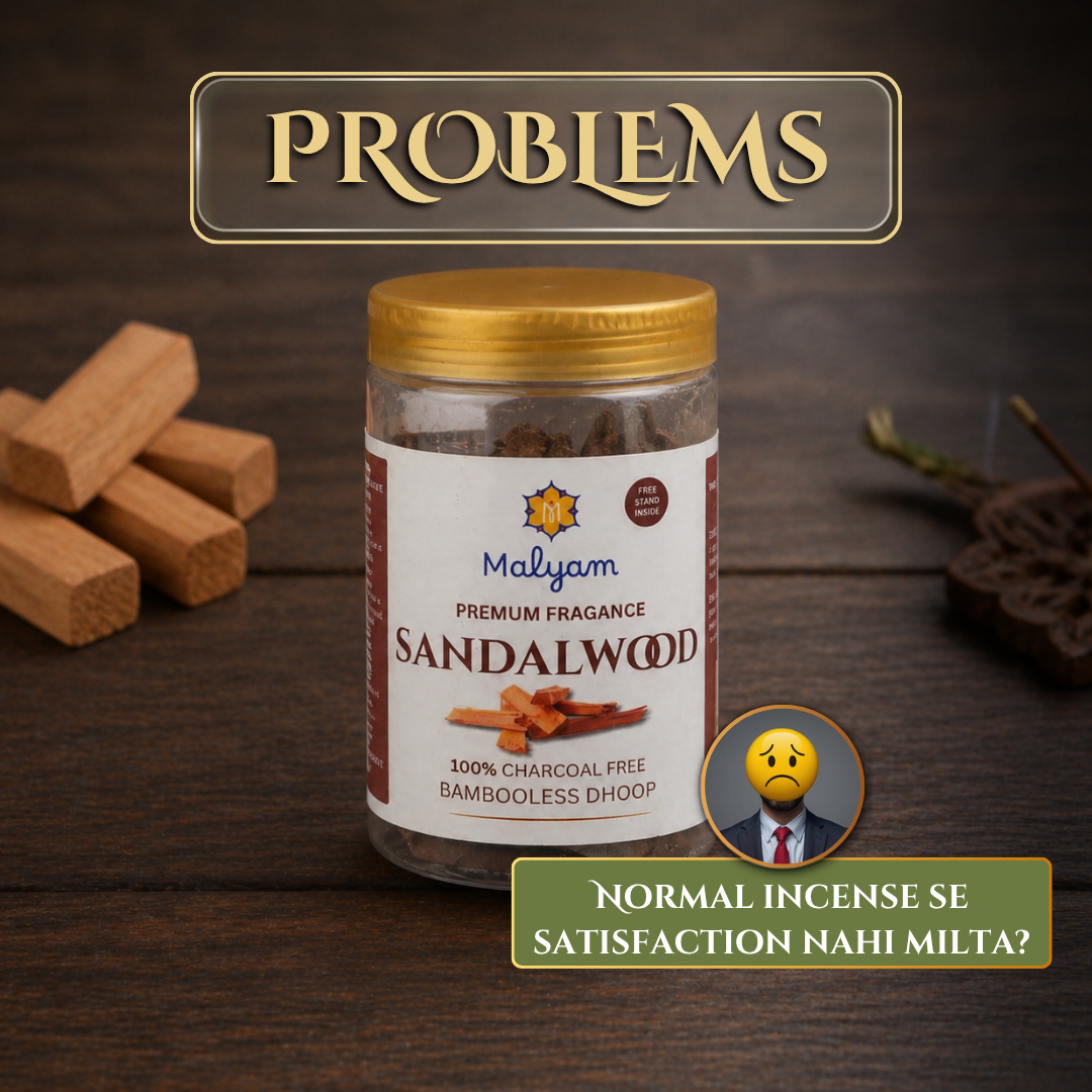 Sandalwood Premium Dhoop Cones Pack of 3