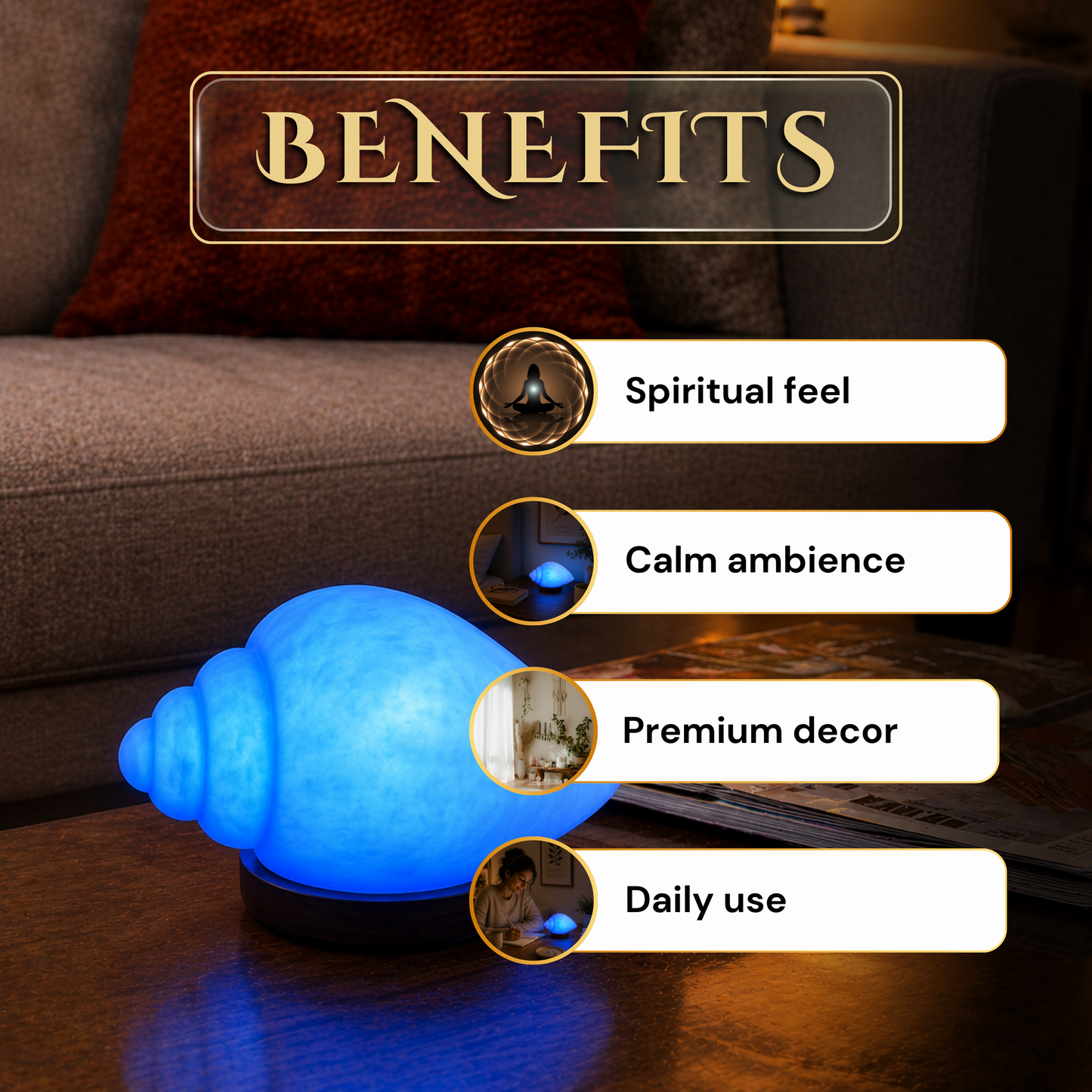 Shankh Salt Lamp