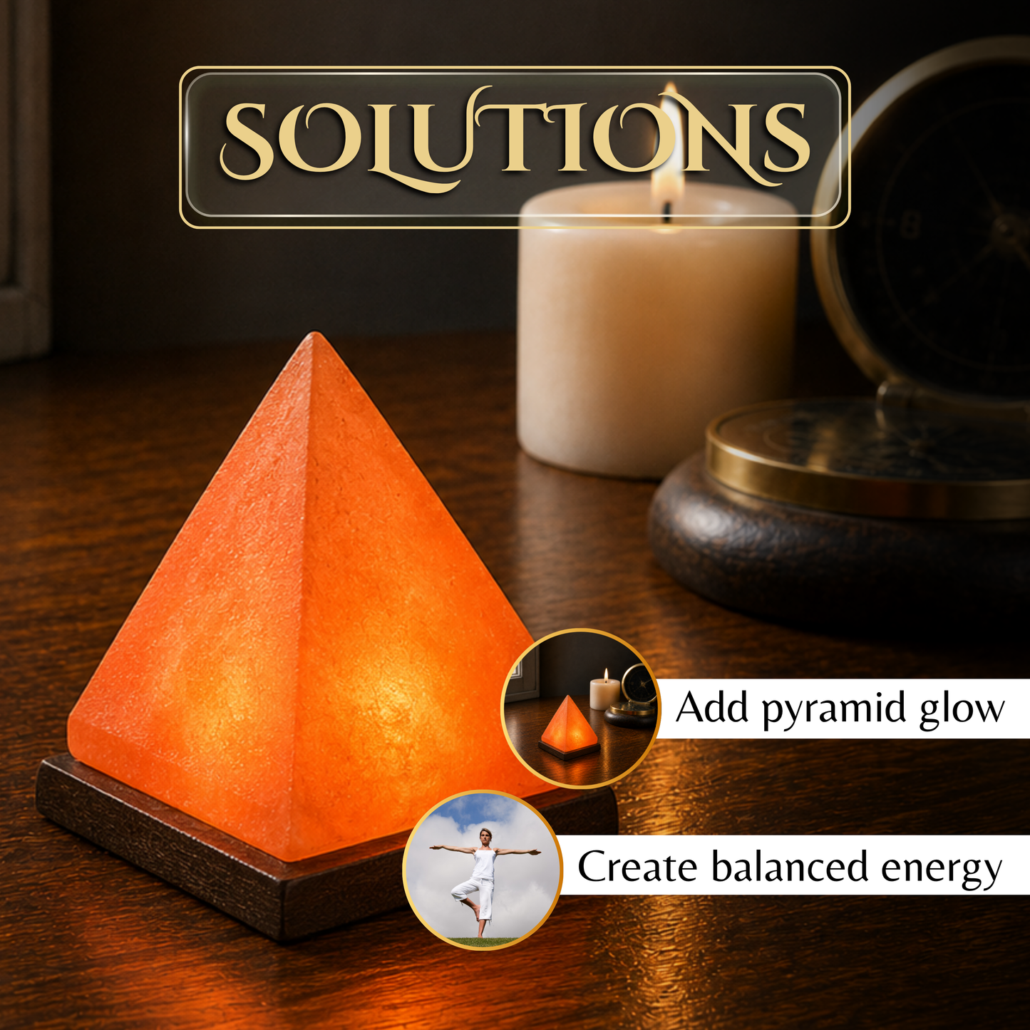 Triangle Salt Lamp