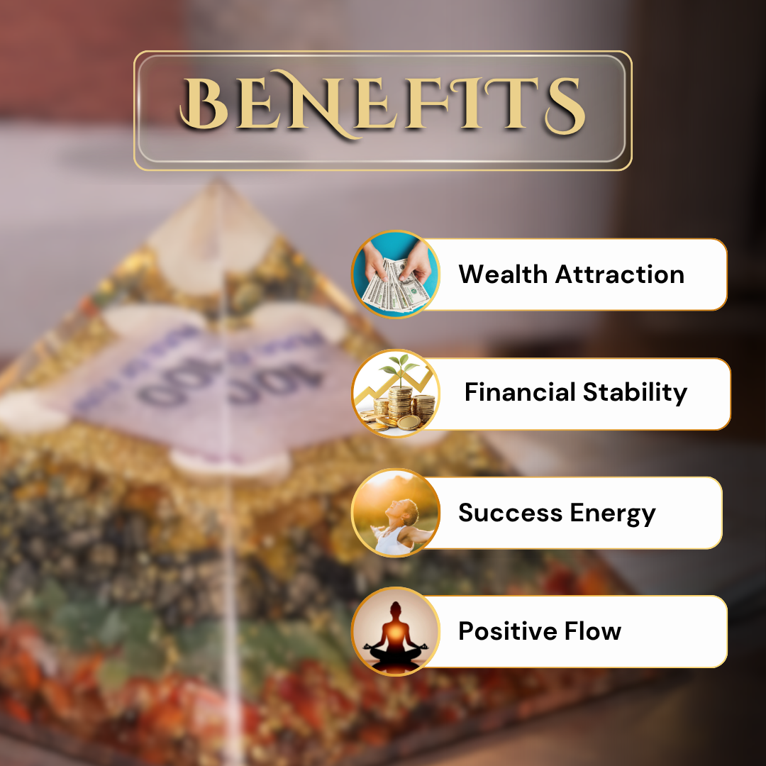 Money Magnet Crystal Pyramid