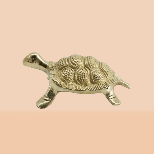 BRASS SMALL YANTRA TURTLE 03