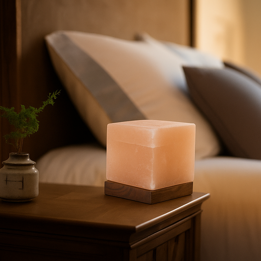 Square Salt Lamp