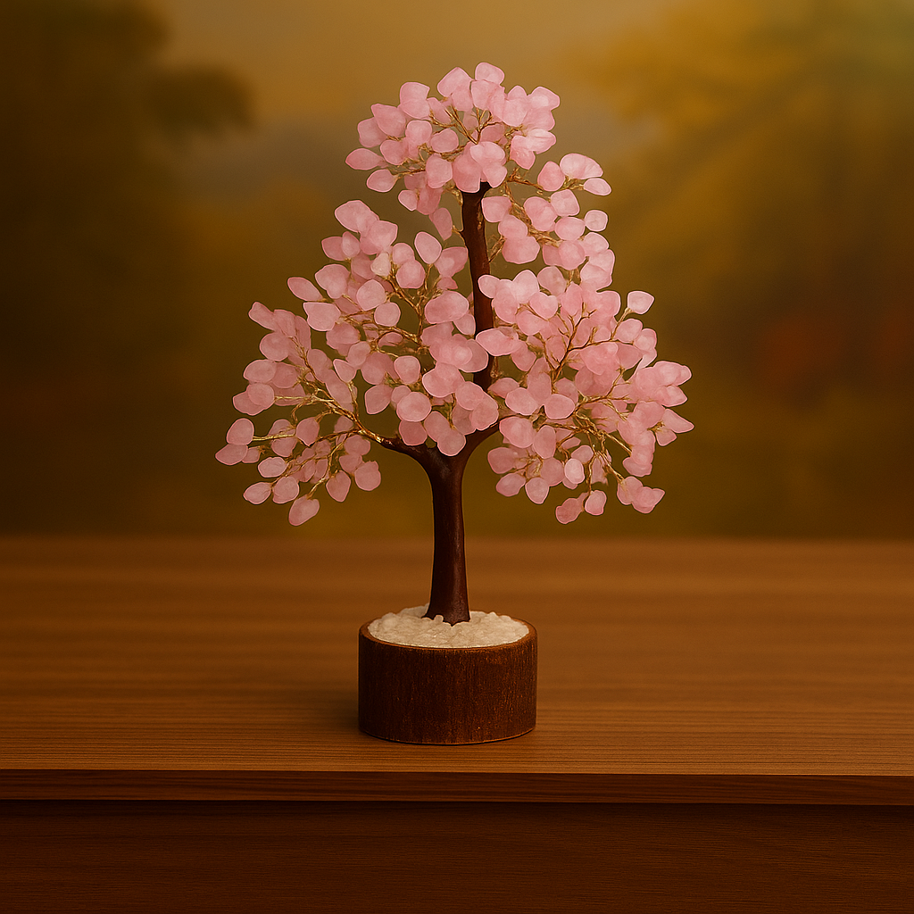 ROSE QUARTZ TREE 300 BEADS