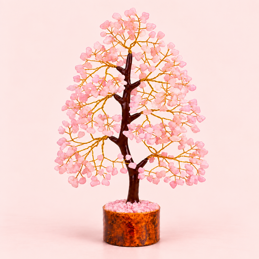 ROSE QUARTZ TREE 300 BEADS