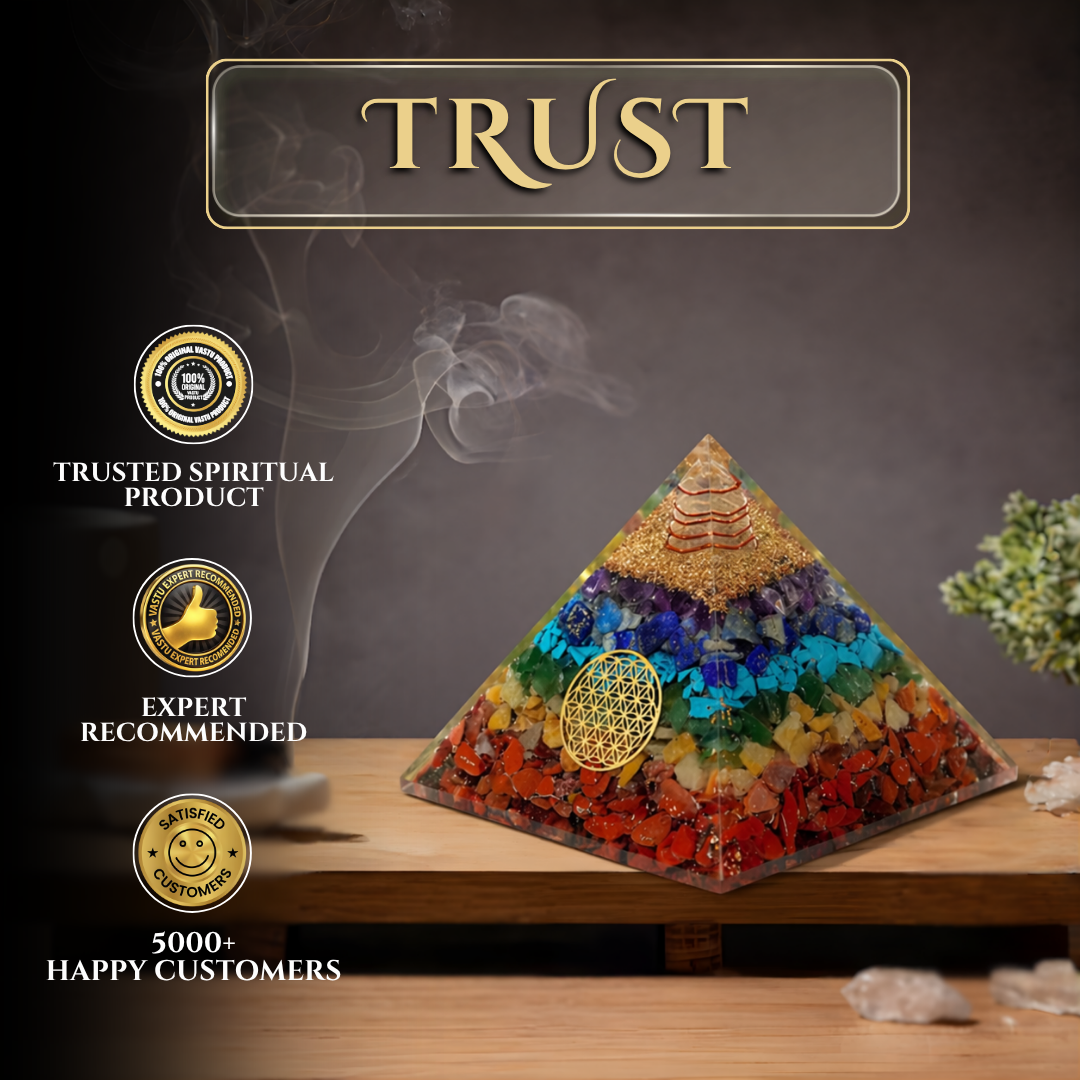 Seven Chakra Shree Yantra Pyramid